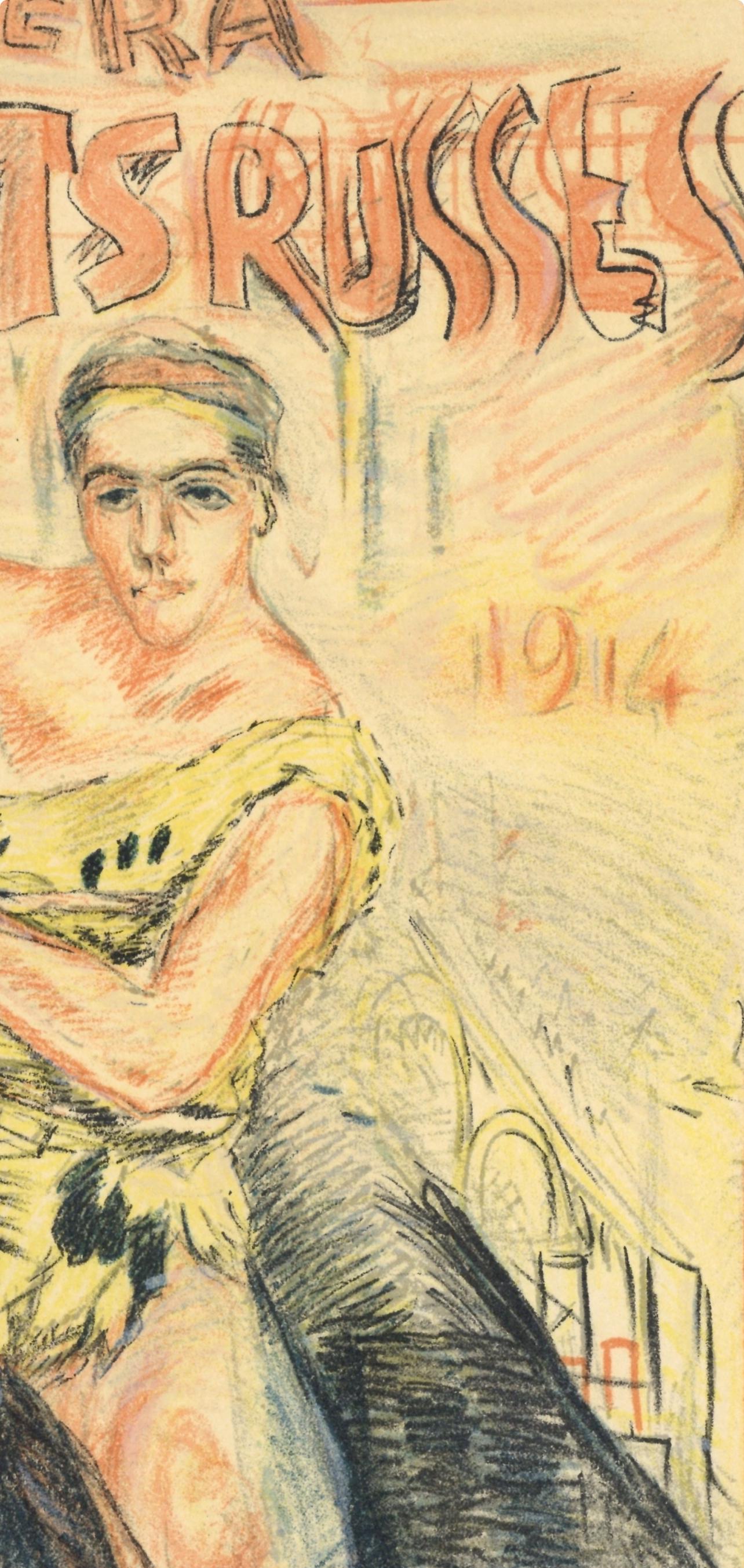 Pierre Bonnard, Affiche Pour Les Ballets Russes, Bonnard Lithographe, Lithograph