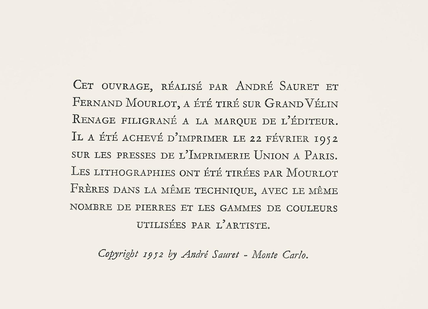 Pierre Bonnard, Frontispiece, Bonnard Lithographe, Lithograph
