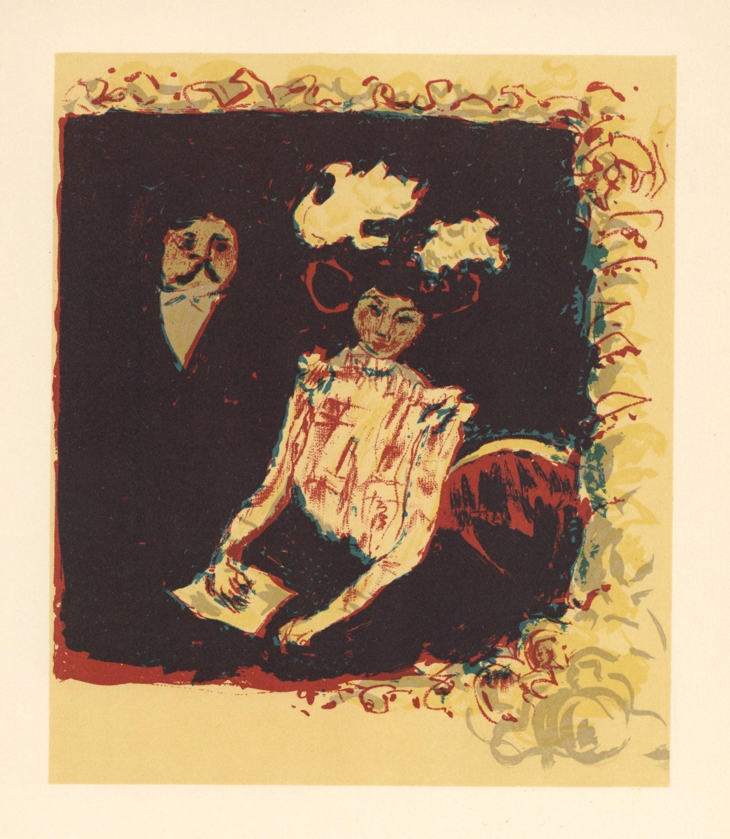 Pierre Bonnard, Frontispiece, Bonnard Lithographe, Lithograph
