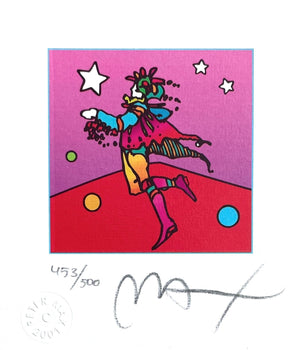 Peter Max, Star Catcher, Hand Signed, Official Lithograph
