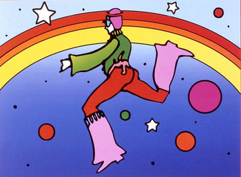 Peter Max, Cosmic Jumper, Detail Ii, Hand Signed, Official Lithograph