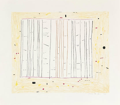Gene Davis, Yellow Jack, Lithograph