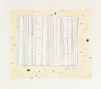 Gene Davis, Yellow Jack, Lithograph