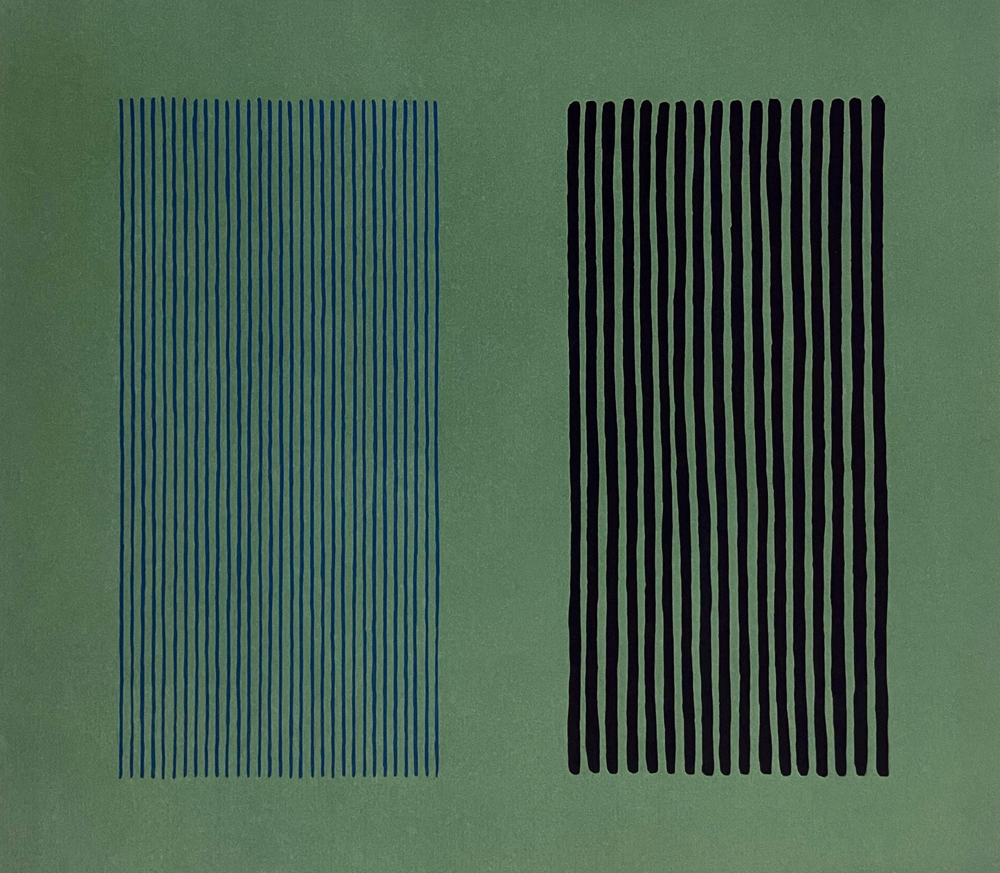 Gene Davis, Green Giant, Lithograph