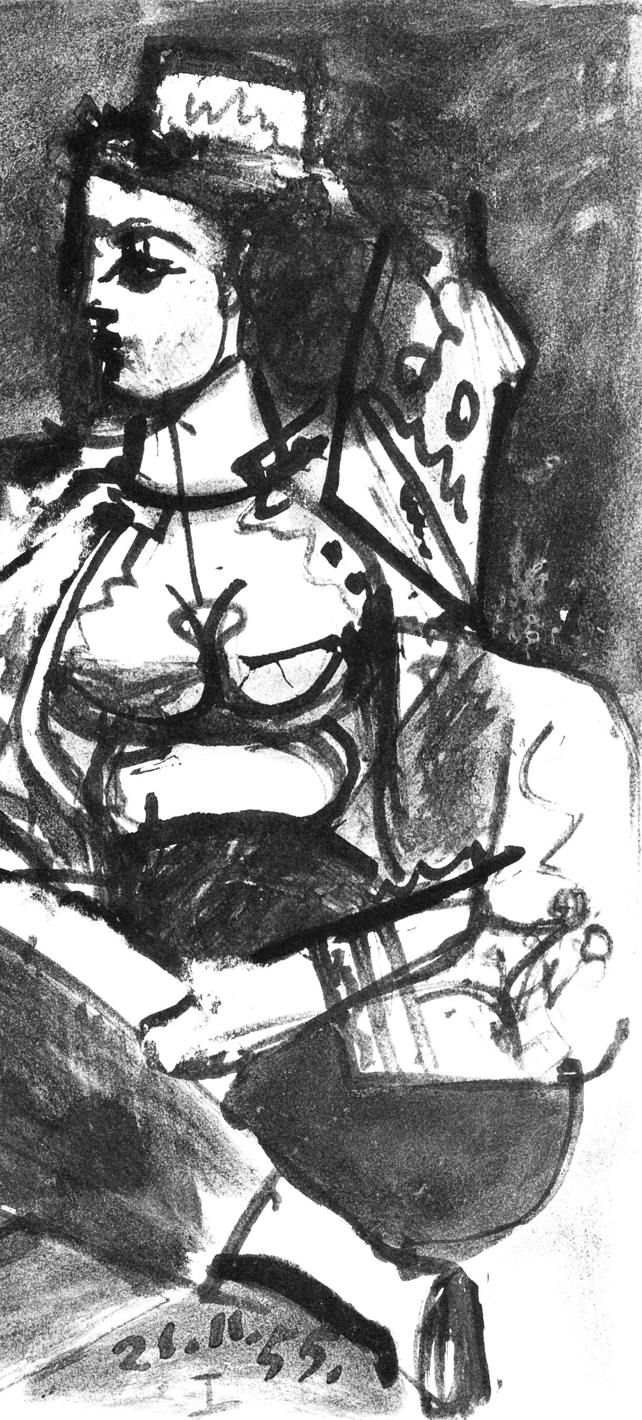 Pablo Picasso, Composition (Cramer 101), Carnet De La Californie, Collotype