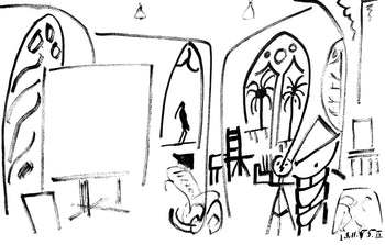 Pablo Picasso, Composition (Cramer 101), Carnet De La Californie, Collotype