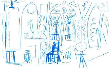 Pablo Picasso, Composition (Cramer 101), Carnet De La Californie, Collotype