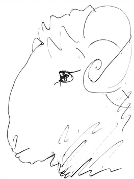 Pablo Picasso, Tte De Blier (Cramer 84; Johnson/Stein 77), 40 Dessins De Picasso En Marge Du