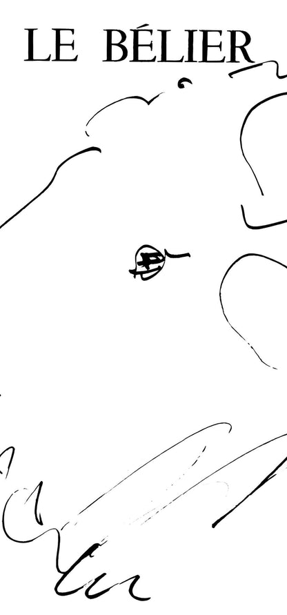 Pablo Picasso, Le Blier (Cramer 84; Johnson/Stein 77), 40 Dessins De Picasso En Marge Du Buffon,