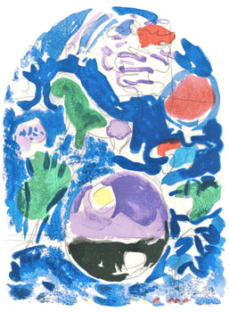 Marc Chagall, Tribe Of Simeon, The Jerusalem Windows, Lithograph