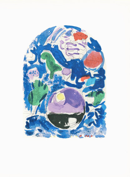 Marc Chagall, Tribe Of Simeon, The Jerusalem Windows, Lithograph