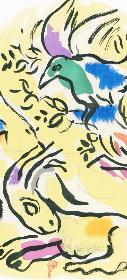 Marc Chagall, Tribe Of Naphtali, Jerusalem Windows, Lithograph