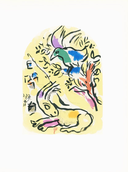 Marc Chagall, Tribe Of Naphtali, Jerusalem Windows, Lithograph