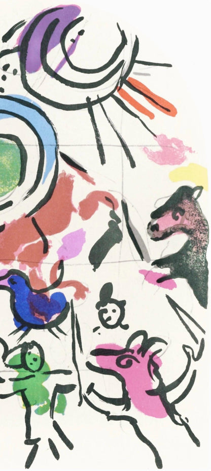 Marc Chagall, Tribe Of Gad, Jerusalem Windows, Lithograph