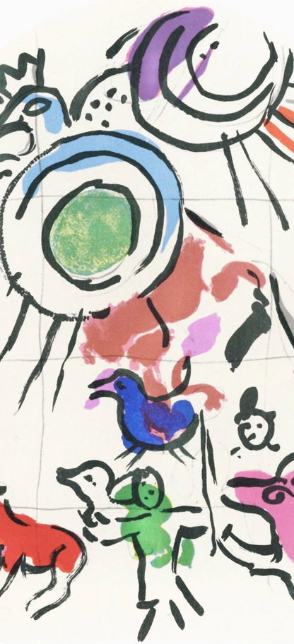 Marc Chagall, Tribe Of Gad, Jerusalem Windows, Lithograph
