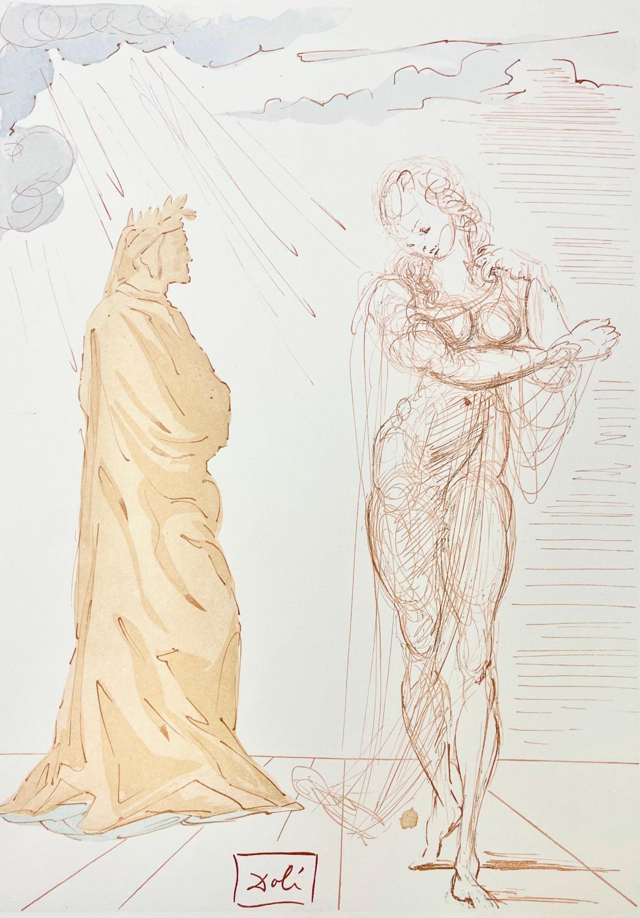 Salvador Dali, Hlle Ii (Michler/Lpsinger 1039-1138; Field 189-200), Die Gttliche Komdie, Signed,