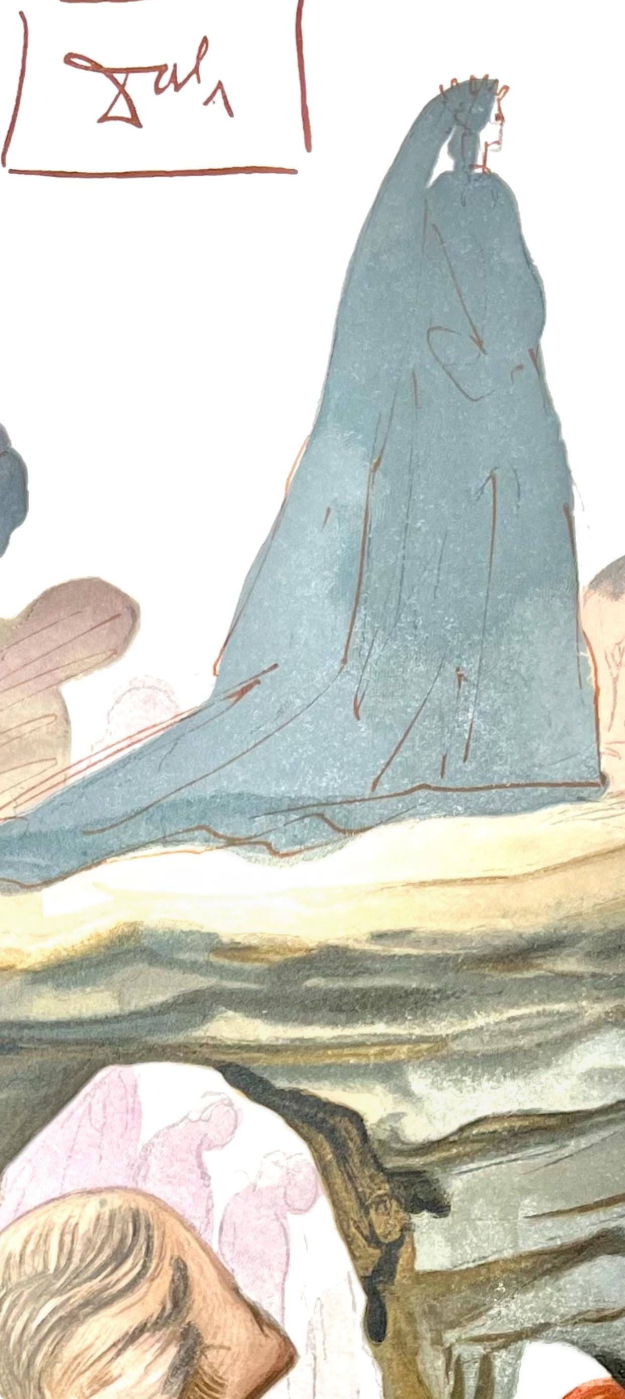 Salvador Dali, Hlle Xxii (Michler/Lpsinger 1039-1138; Field 189-200), Die Gttliche Komdie, Signed,