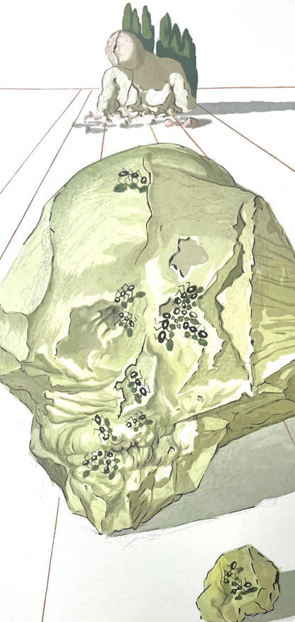 Salvador Dali, Hlle Xxiii (Michler/Lpsinger 1039-1138; Field 189-200), Die Gttliche Komdie, Signed,