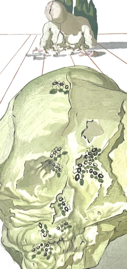 Salvador Dali, Hlle Xxiii (Michler/Lpsinger 1039-1138; Field 189-200), Die Gttliche Komdie, Signed,