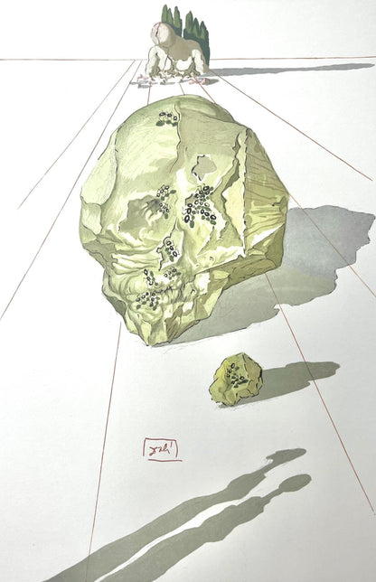 Salvador Dali, Hlle Xxiii (Michler/Lpsinger 1039-1138; Field 189-200), Die Gttliche Komdie, Signed,