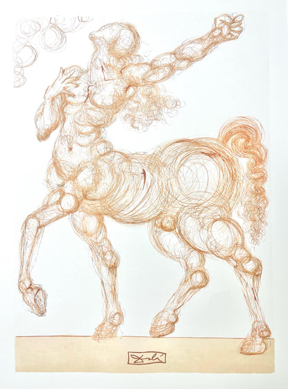 Salvador Dali, Hlle Xxv (Michler/Lpsinger 1039-1138; Field 189-200), Die Gttliche Komdie, Signed,