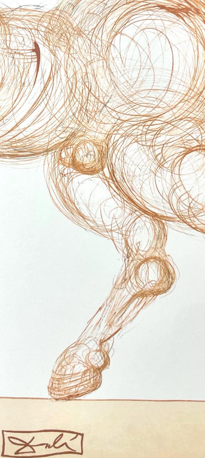 Salvador Dali, Hlle Xxv (Michler/Lpsinger 1039-1138; Field 189-200), Die Gttliche Komdie, Signed,