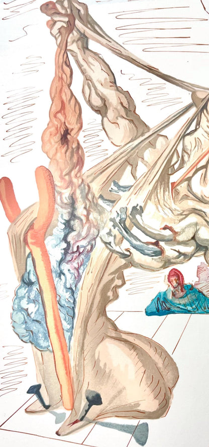 Salvador Dali, Hlle Xxix (Michler/Lpsinger 1039-1138; Field 189-200), Die Gttliche Komdie, Signed,