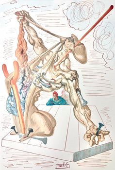 Salvador Dali, Hlle Xxix (Michler/Lpsinger 1039-1138; Field 189-200), Die Gttliche Komdie, Signed,