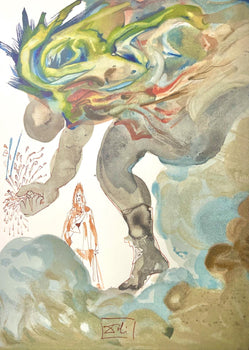 Salvador Dali, Hlle Xxxi (Michler/Lpsinger 1039-1138; Field 189-200), Die Gttliche Komdie, Signed,