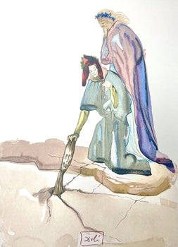 Salvador Dali, Hlle Xxxii (Michler/Lpsinger 1039-1138; Field 189-200), Die Gttliche Komdie, Signed,
