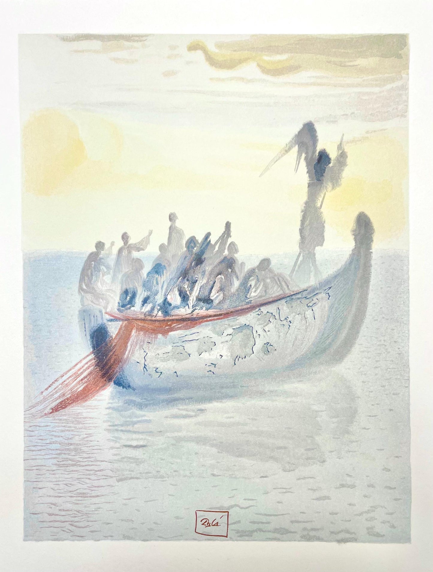 Salvador Dali, Fegefeuer Ii (Michler/Lpsinger 1039-1138; Field 189-200), Die Gttliche Komdie,