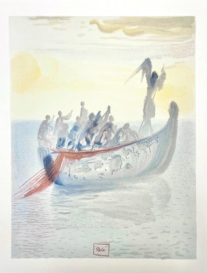 Salvador Dali, Fegefeuer Ii (Michler/Lpsinger 1039-1138; Field 189-200), Die Gttliche Komdie,