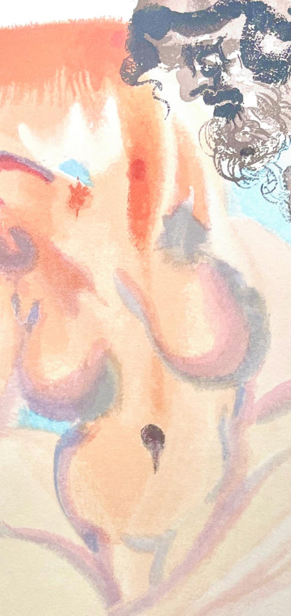 Salvador Dali, Fegefeuer Iii (Michler/Lpsinger 1039-1138; Field 189-200), Die Gttliche Komdie,