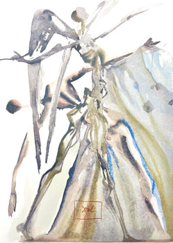 Salvador Dali, Fegefeuer Iv (Michler/Lpsinger 1039-1138; Field 189-200), Die Gttliche Komdie,