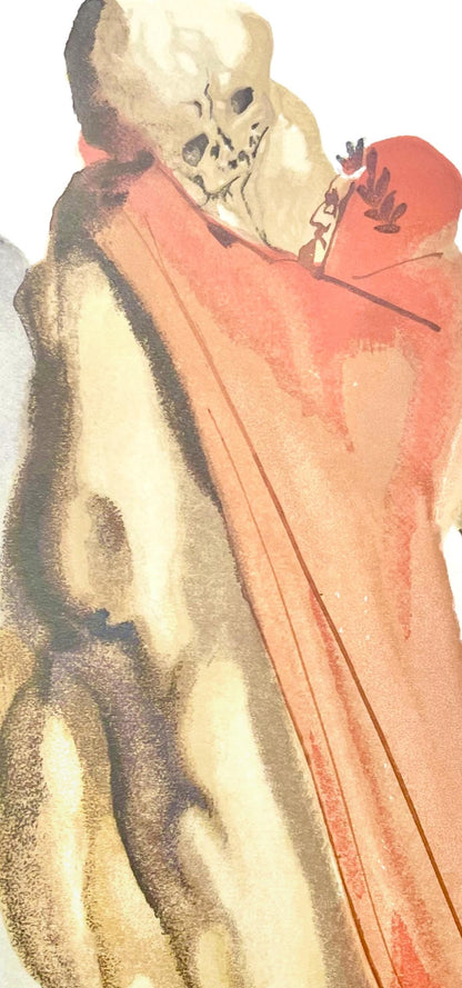 Salvador Dali, Fegefeuer V (Michler/Lpsinger 1039-1138; Field 189-200), Die Gttliche Komdie,