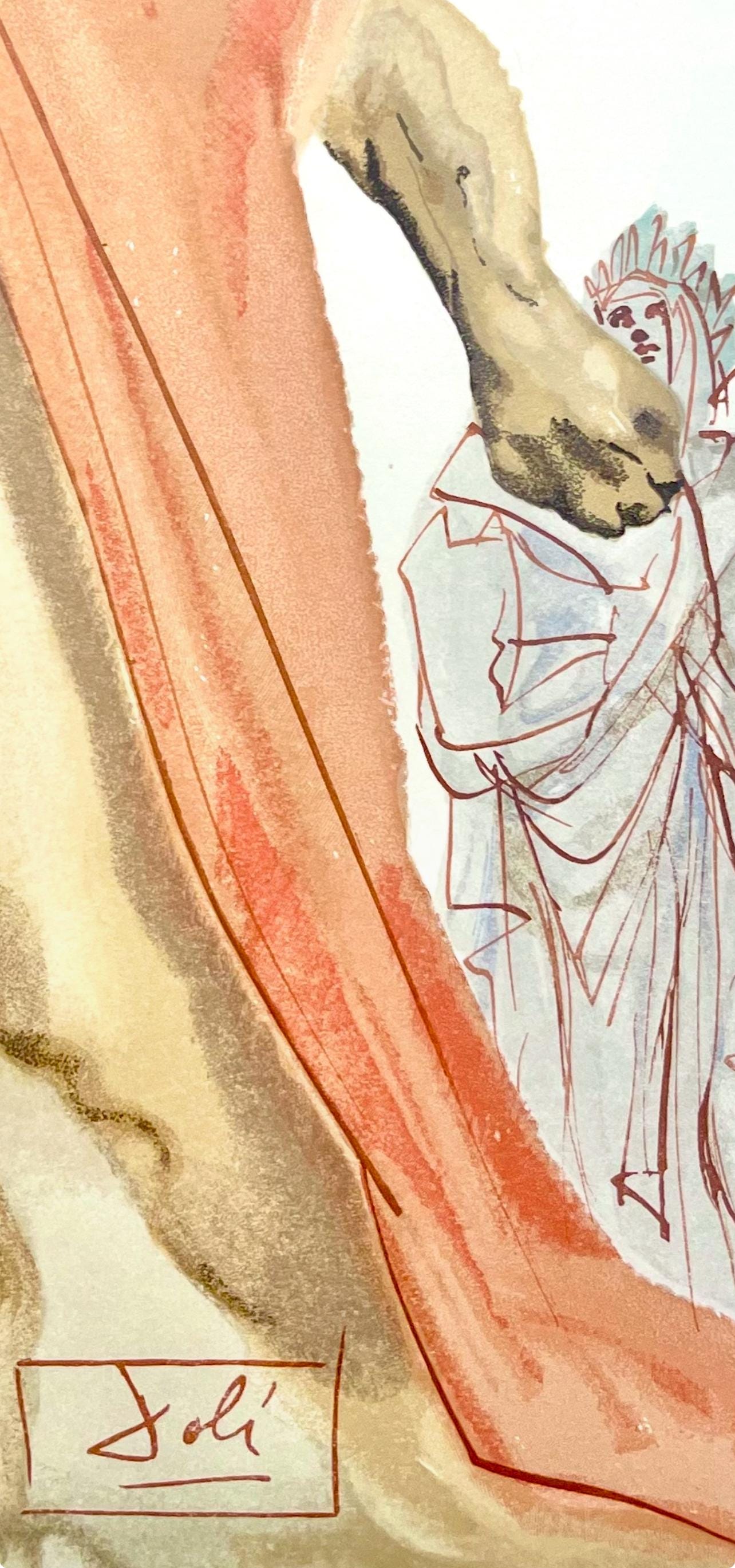 Salvador Dali, Fegefeuer V (Michler/Lpsinger 1039-1138; Field 189-200), Die Gttliche Komdie,