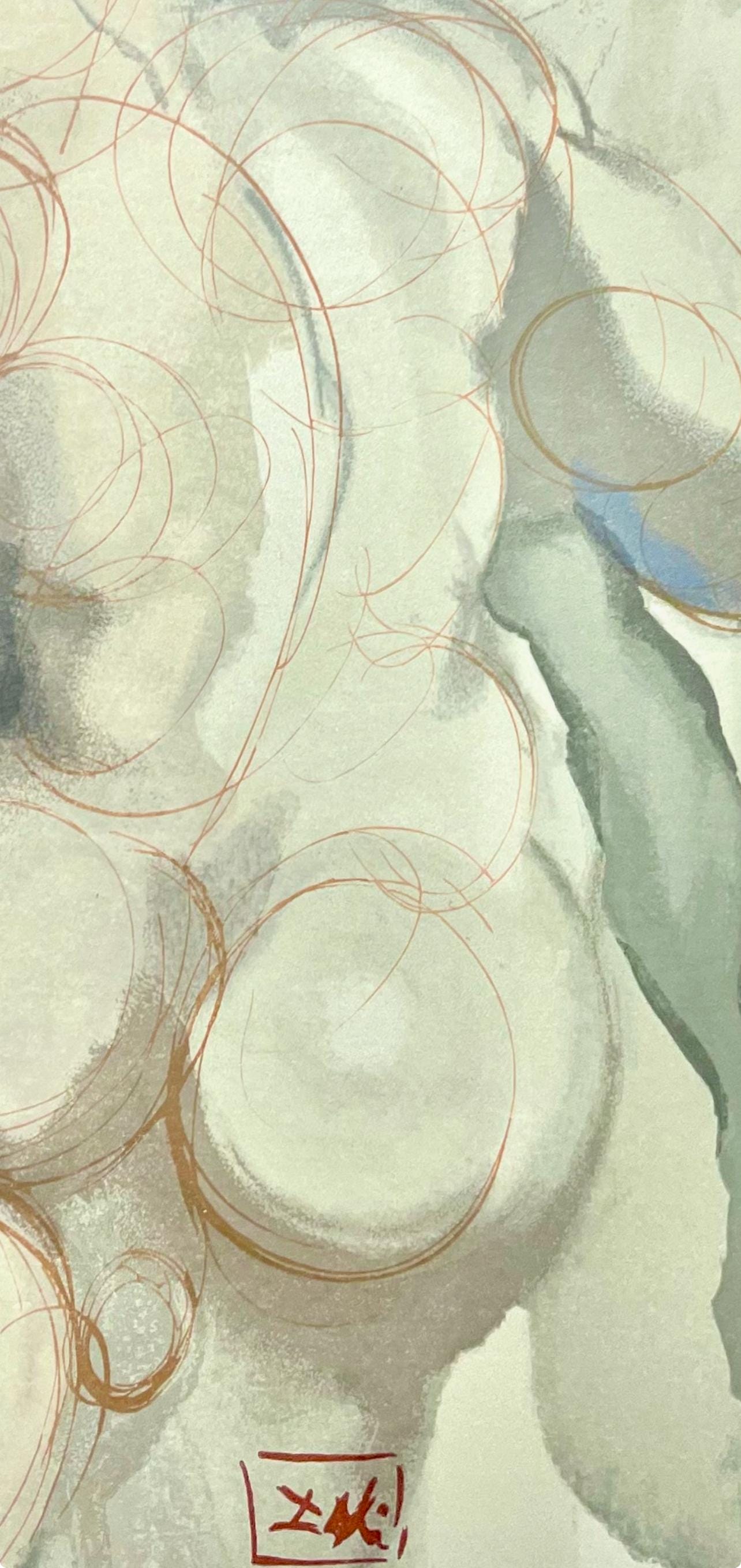 Salvador Dali, Fegefeuer Vi (Michler/Lpsinger 1039-1138; Field 189-200), Die Gttliche Komdie,