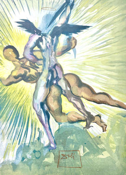 Salvador Dali, Fegefeuer Viii (Michler/Lpsinger 1039-1138; Field 189-200), Die Gttliche Komdie,