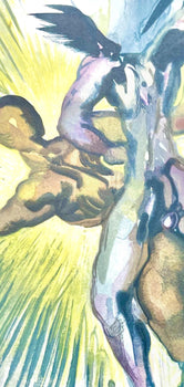 Salvador Dali, Fegefeuer Viii (Michler/Lpsinger 1039-1138; Field 189-200), Die Gttliche Komdie,