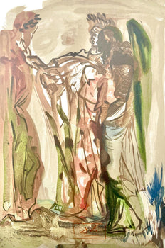 Salvador Dali, Fegefeuer Xi (Michler/Lpsinger 1039-1138; Field 189-200), Die Gttliche Komdie,