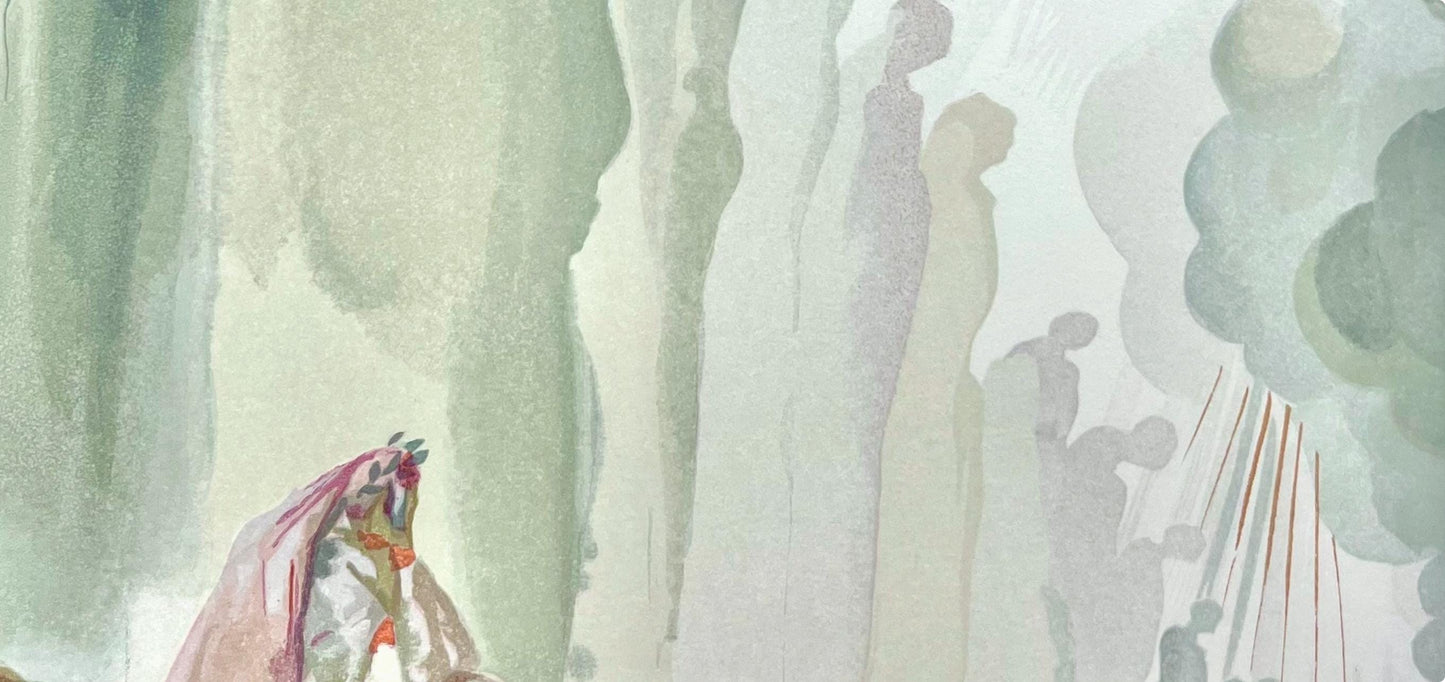 Salvador Dali, Fegefeuer Xiii (Michler/Lpsinger 1039-1138; Field 189-200), Die Gttliche Komdie,