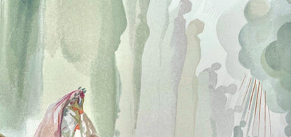 Salvador Dali, Fegefeuer Xiii (Michler/Lpsinger 1039-1138; Field 189-200), Die Gttliche Komdie,