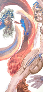 Salvador Dali, Fegefeuer Xviii (Michler/Lpsinger 1039-1138; Field 189-200), Die Gttliche Komdie,