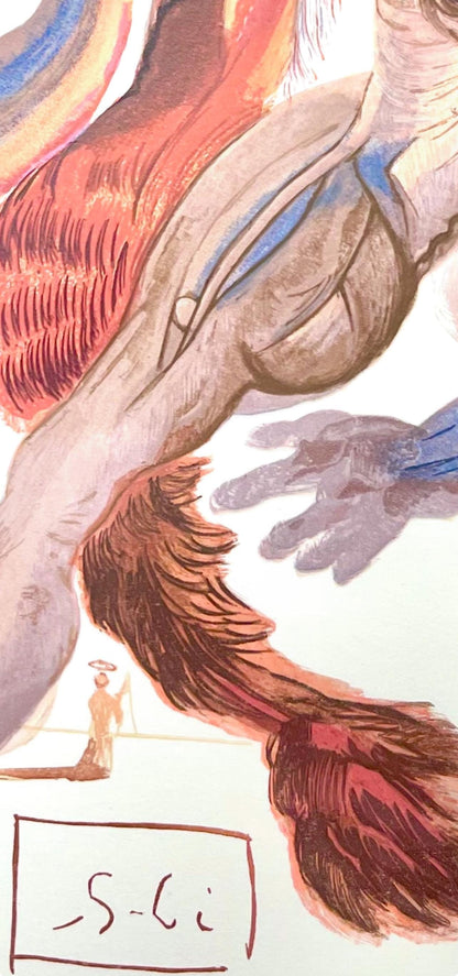 Salvador Dali, Fegefeuer Xviii (Michler/Lpsinger 1039-1138; Field 189-200), Die Gttliche Komdie,