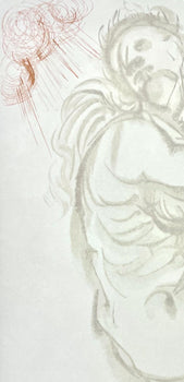 Salvador Dali, Fegefeuer Xix (Michler/Lpsinger 1039-1138; Field 189-200), Die Gttliche Komdie,