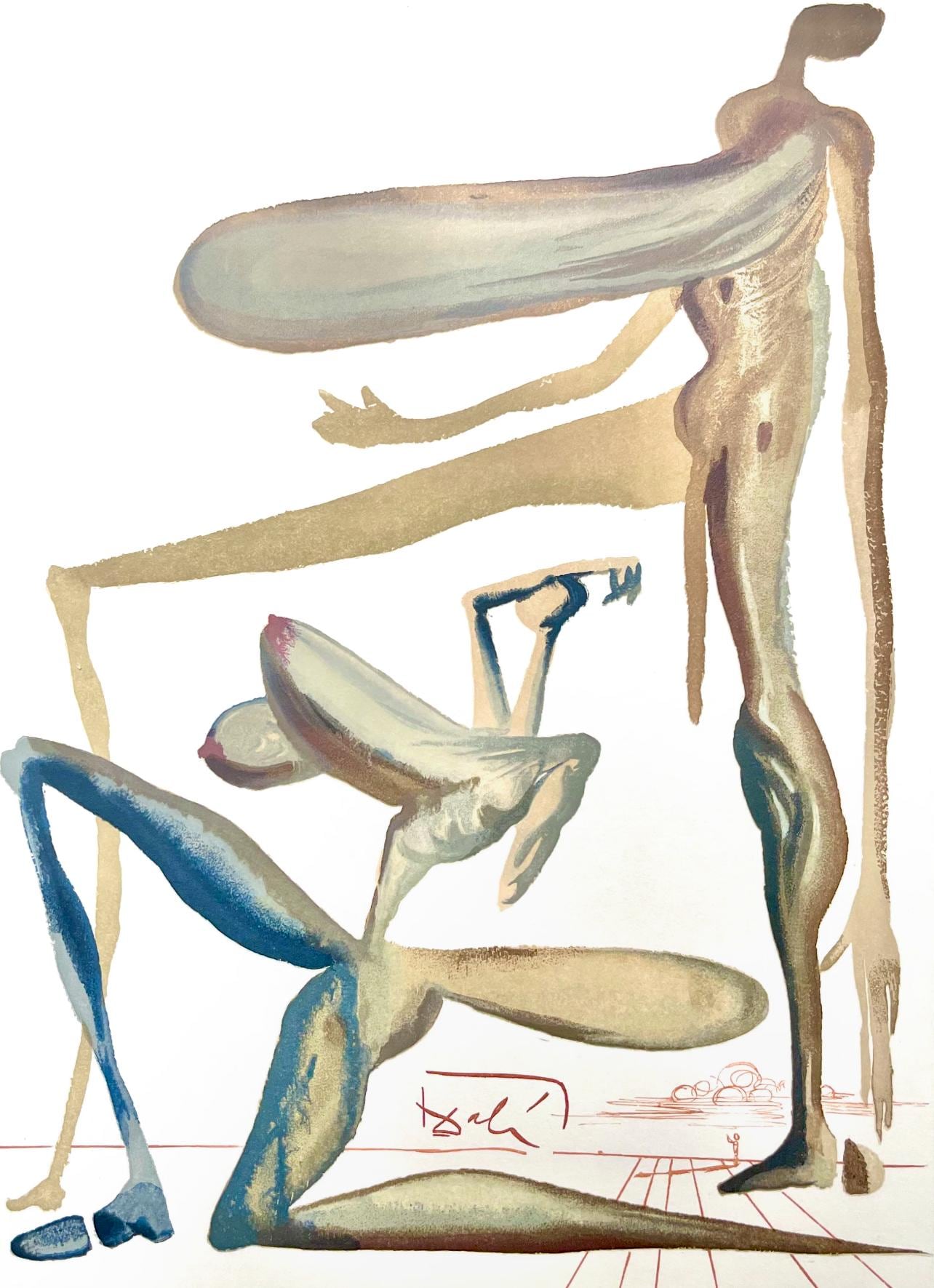 Salvador Dali, Fegefeuer Xxii (Michler/Lpsinger 1039-1138; Field 189-200), Die Gttliche Komdie,