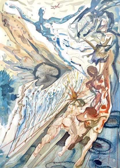 Salvador Dali, Fegefeuer Xxvi (Michler/Lpsinger 1039-1138; Field 189-200), Die Gttliche Komdie,