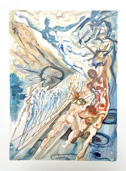 Salvador Dali, Fegefeuer Xxvi (Michler/Lpsinger 1039-1138; Field 189-200), Die Gttliche Komdie,