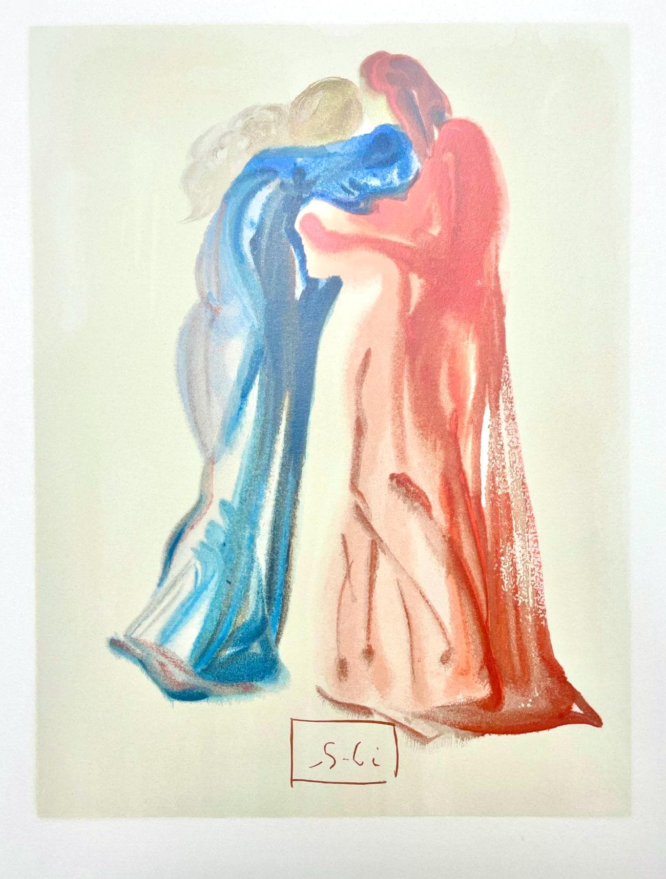 Salvador Dali, Fegefeuer Xxix (Michler/Lpsinger 1039-1138; Field 189-200), Die Gttliche Komdie,