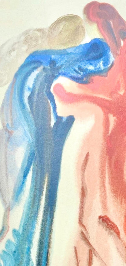 Salvador Dali, Fegefeuer Xxix (Michler/Lpsinger 1039-1138; Field 189-200), Die Gttliche Komdie,